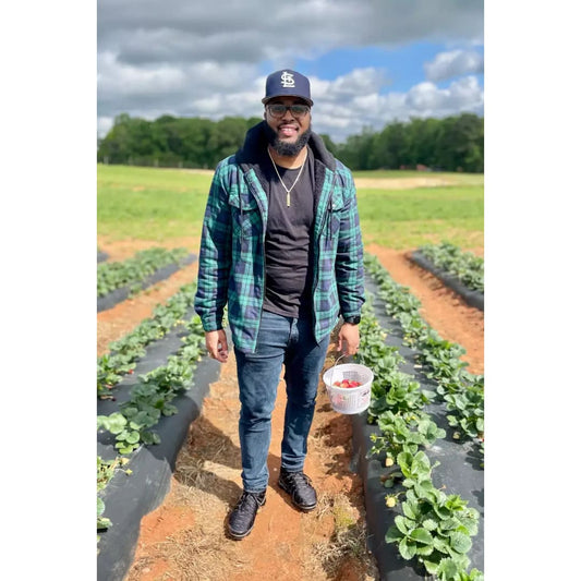 Men’s Matching Family Green Plaid Zip Up Hooded Jacket | FlannelGo