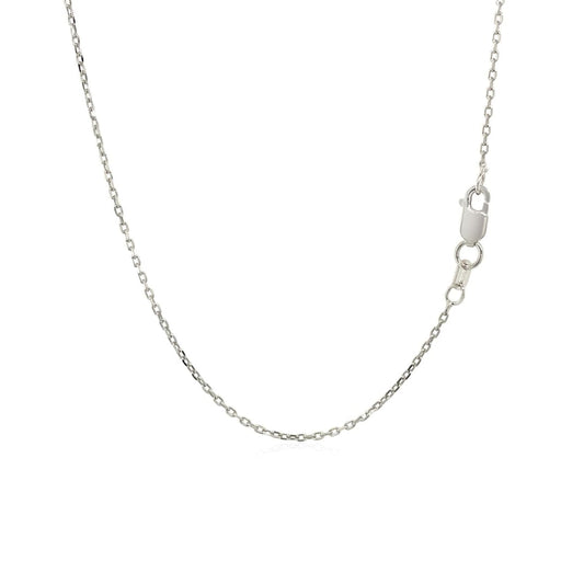 Narrow Cross Pendant with Diamonds in Sterling Silver | Richard Cannon Jewelry