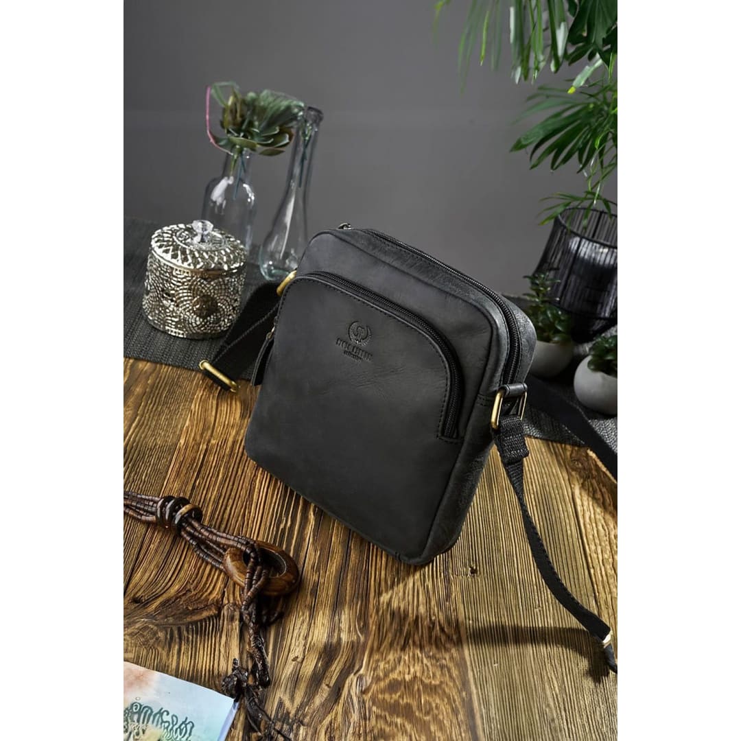 Natural leather bag Galanter | Galanter