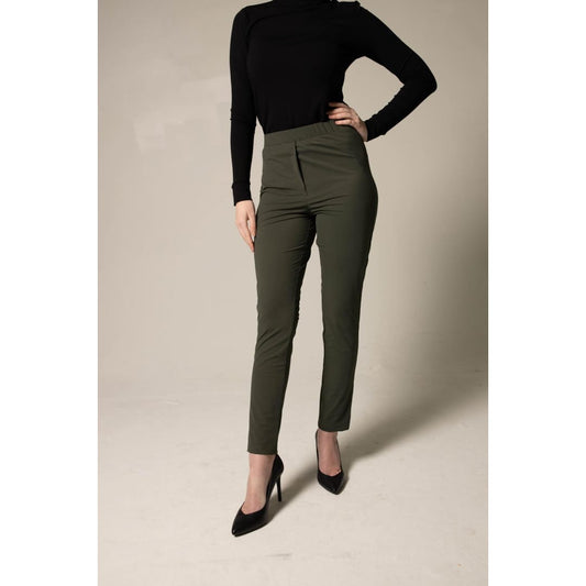 Olive Skinny Pants Women’s Trousers | Le Réussi
