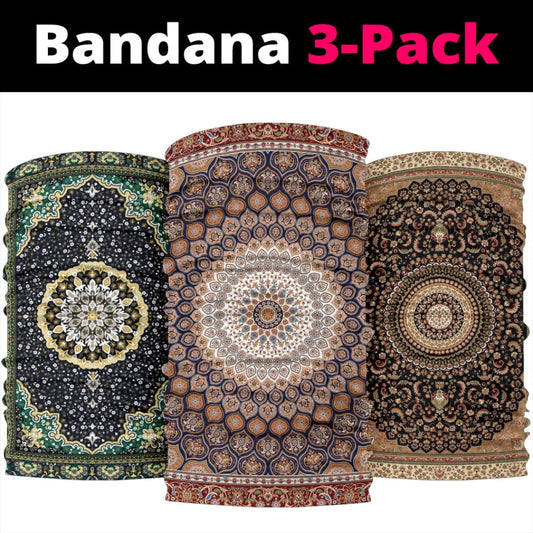 Oriental Design on Bandana 3 - Pack | The Urban Clothing Shop™