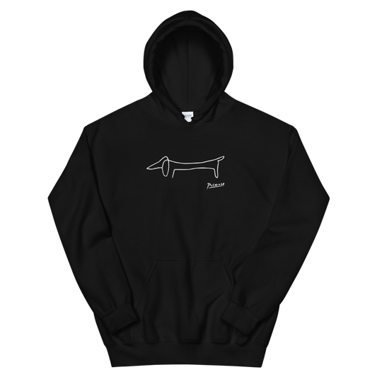 Pablo Picasso Dachshund Dog (Lump) Artwork Unisex Hoodie-1