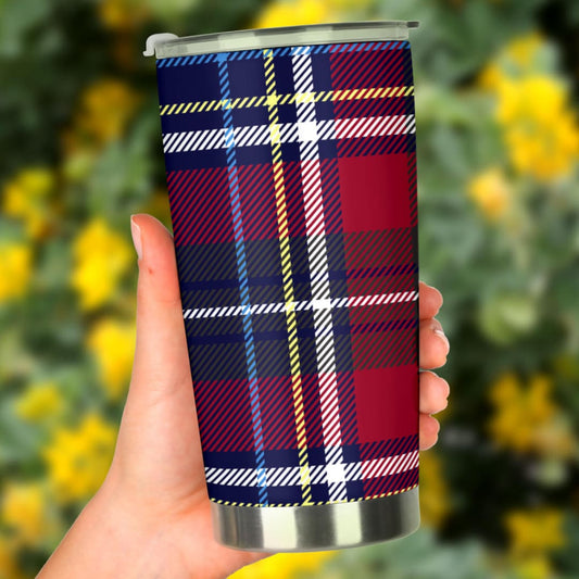 Perfect Exclusive Blue Tartan Magical Dream Tumbler | The Urban Clothing Shop™