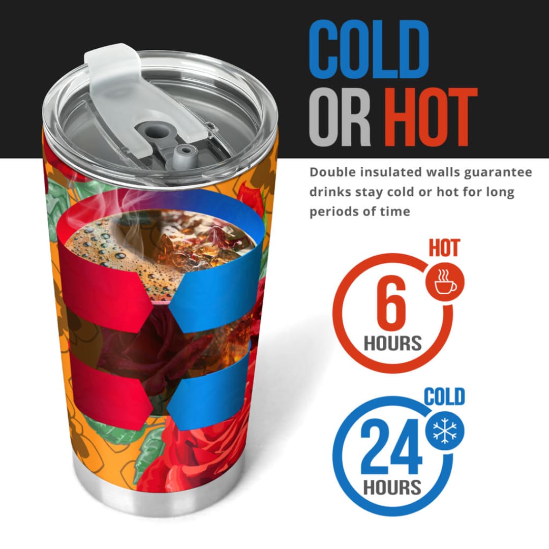 Perfect Exclusive Flower Yellow Magical Dream Tumbler | The Urban Clothing Shop™