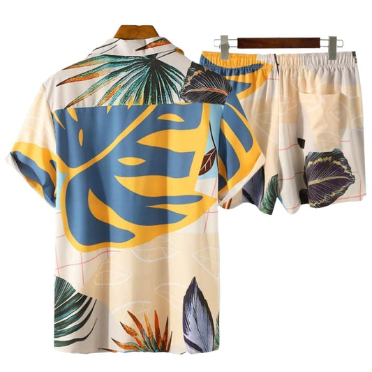 PLANT LYFE Hawaiian Beach Shorts Set | The Urban Clothing Shop™