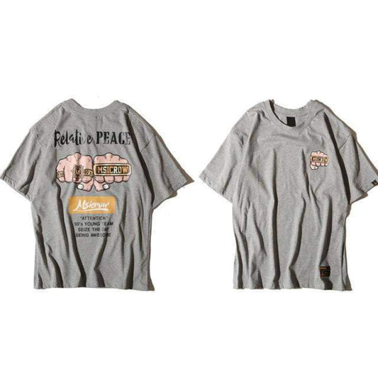 RELATIVE PEACE™ Short Sleeve T-Shirt | The Urban Clothing Shop™