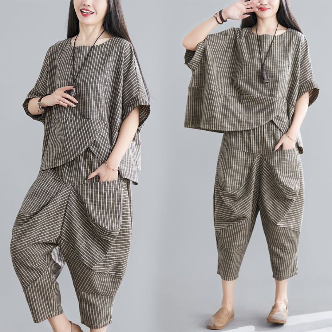 RETRO Korean Style Knickerbockers Two Piece | The Urban Clothing Shop™