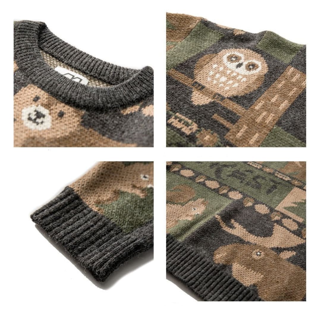 Retro Street: Forest Casual Sweater | The Urban Clothing Shop™