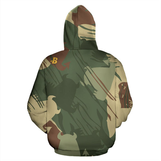 Rhodesian Bush Hoodie with Zip | The Urban Clothing Shop™