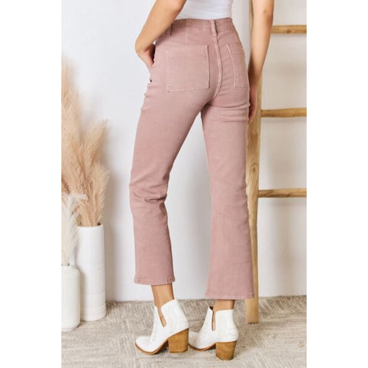 RISEN Full Size High Rise Ankle Flare Jeans | The Urban Clothing Shop™