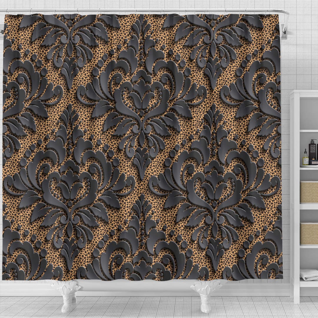 Royal Black Shower Curtain | The Urban Clothing Shop™