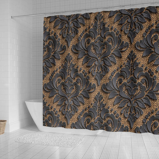 Royal Black Shower Curtain | The Urban Clothing Shop™