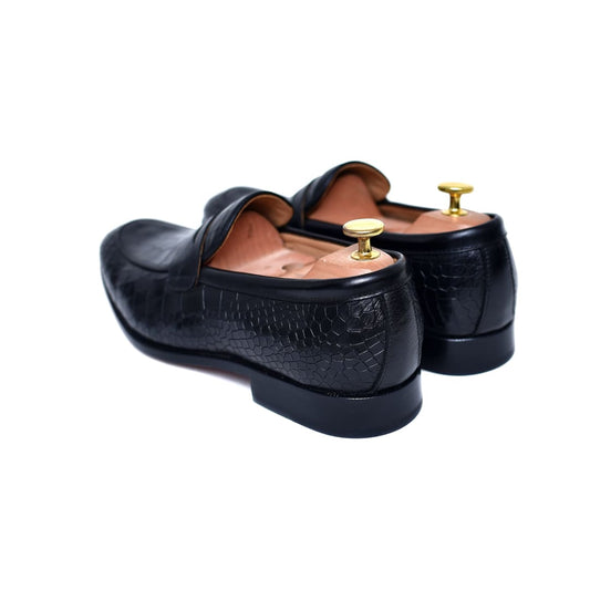 Seville - Black Calf Loafers | Barismil