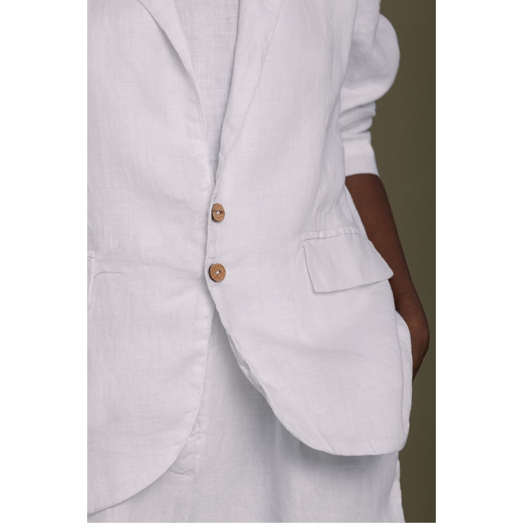 She’s Everything Blazer in White | Reistor Life