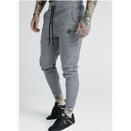 SikSilk Skinny Plaid Casual Pants | The Urban Clothing Shop™