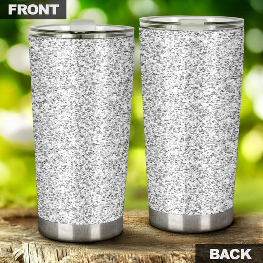 Silver Glitter Effect Tumbler | The Urban Clothing Shop™