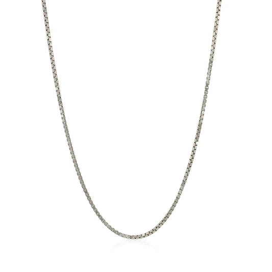 Sterling Silver 1.4mm Adjustable Box Chain | Richard Cannon Jewelry