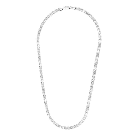Sterling Silver Rhodium Plated Mariner Chain 6.0mm | Richard Cannon Jewelry