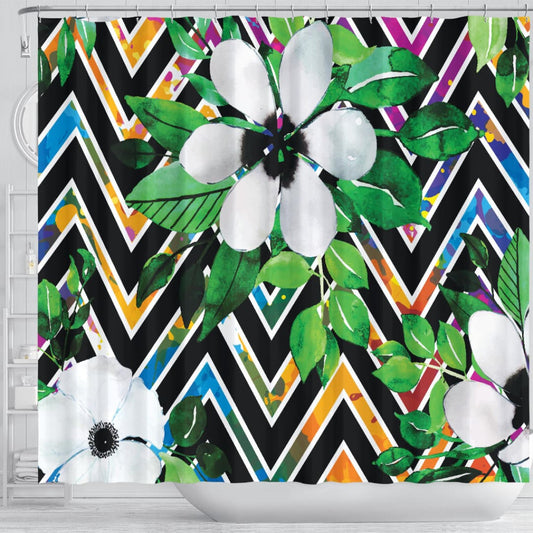 Summer Flower Shower Curtain | The Urban Clothing Shop™