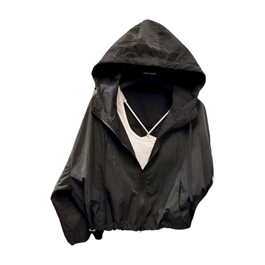 SunChic Tri-Hue: Vintage Pure Summer Crop Jacket | The Urban Clothing Shop™