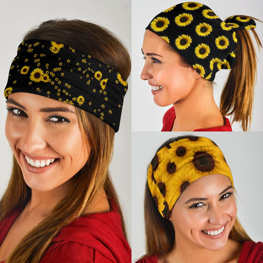 Sunflowers Dream Bandanas 3-Pack | The Urban Clothing Shop™