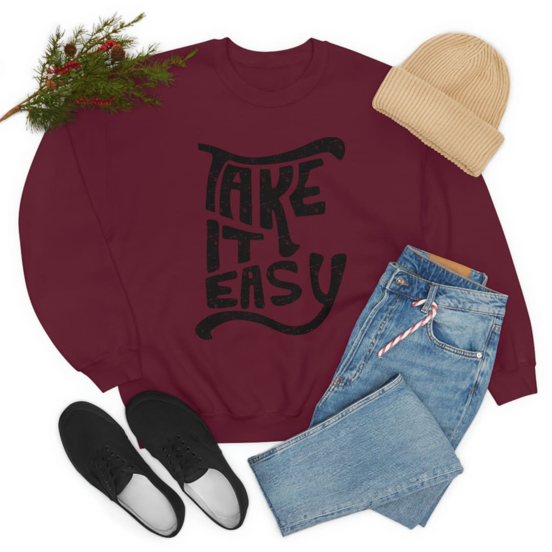 Take It Easy Sweat Shirt | Merchmallow