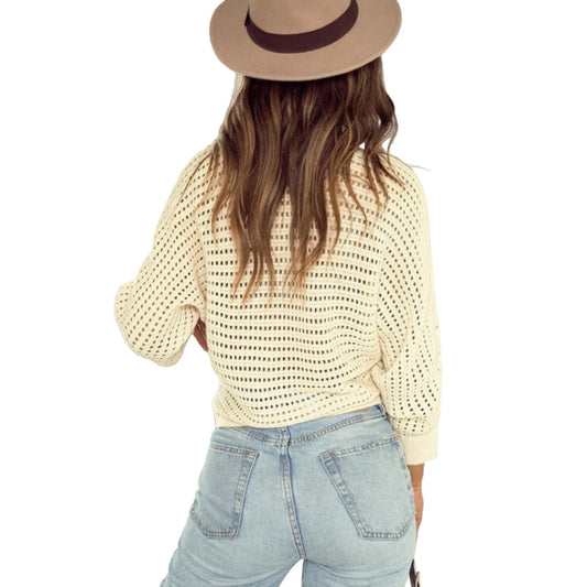 Tanner Openwork Sweater | The Urban Clothing Shop™