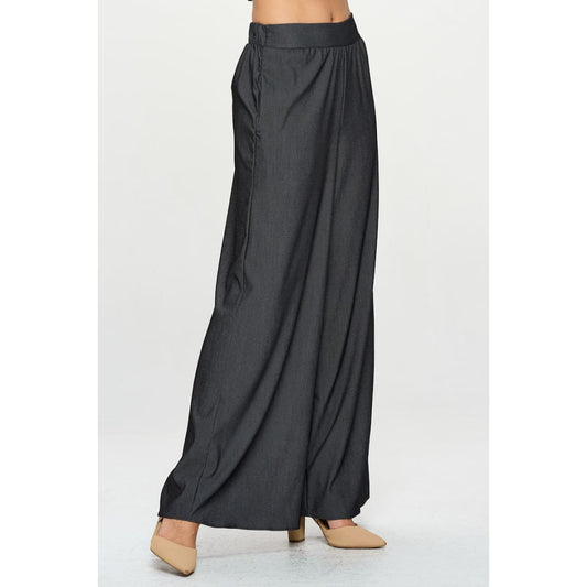 Tencel Straight Leg Pants with Side Pockets | The Urban Clothing Shop™