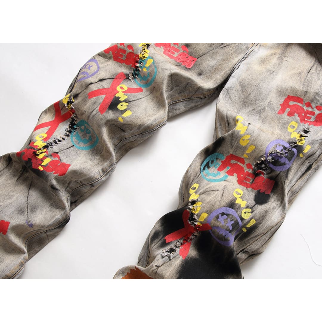 Tie-Dyed Denim Dreams Jeans | The Urban Clothing Shop™