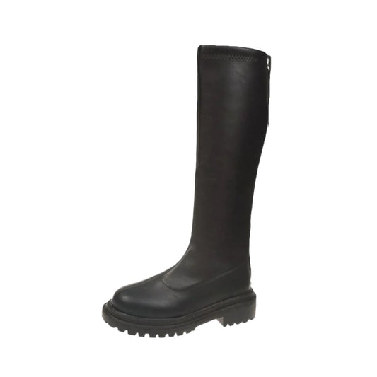 TUCS Knee High Chelsea Chunky Platform Boots | The Urban Clothing Shop™