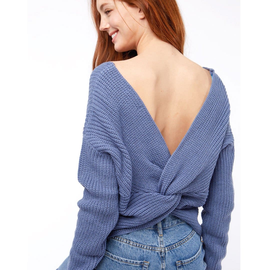 Twisted Back Sweater | ClaudiaG