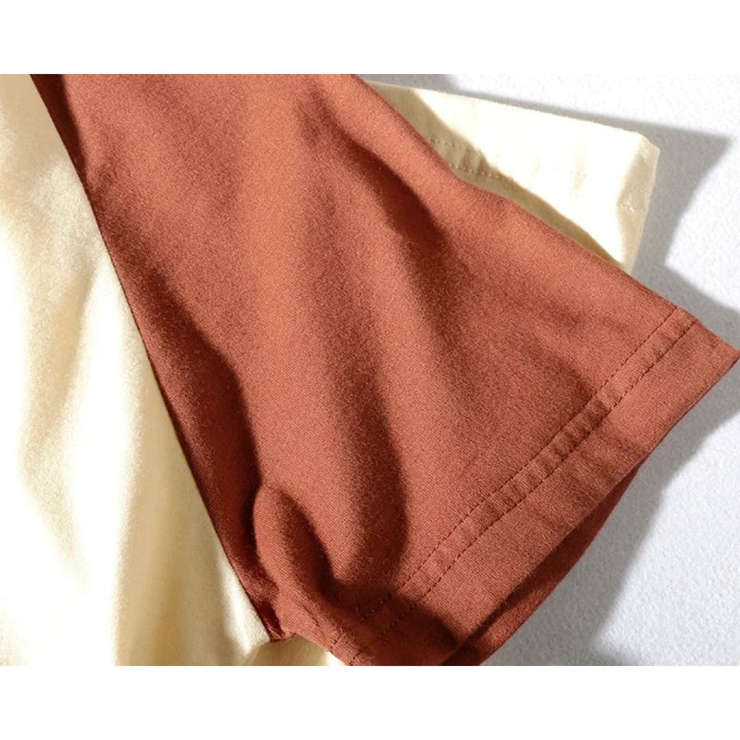 Two-Color Stitched T-Shirt | The Urban Clothing Shop™