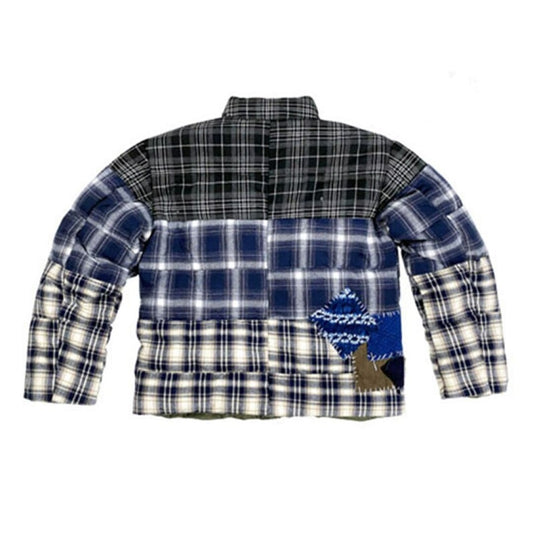 Urban Survivor: The Patchwork Plaid Fusion Jacket | The Urban Clothing Shop™