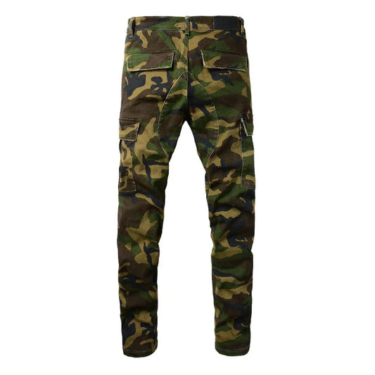 Urban Survivor: Punk Style Camouflaged Jeans | The Urban Clothing Shop™