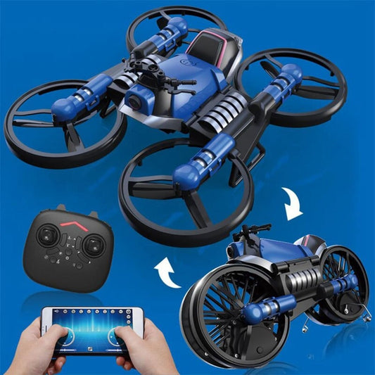 UrbanFly H6: 2-in-1 Motorcycle RC Transformer Drone Helicopter | The Urban Clothing Shop™