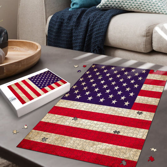 USA Grunge Jigsaw Puzzle | The Urban Clothing Shop™