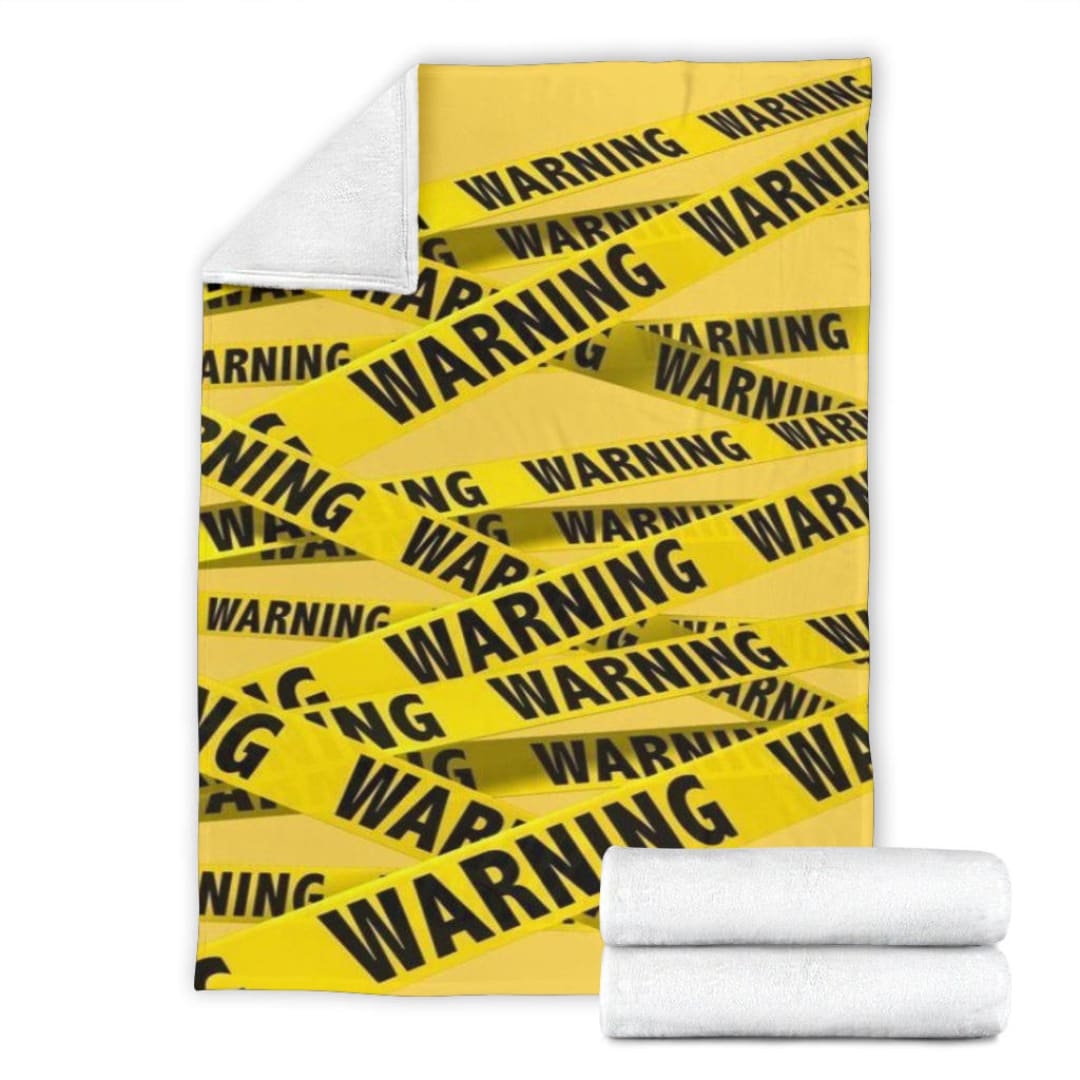 WARNING Premium Blanket | The Urban Clothing Shop™