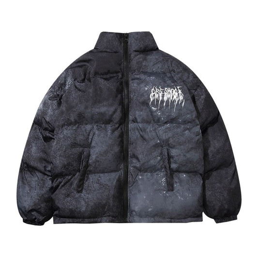 Winter College Graffiti Padded Parka | The Urban Clothing Shop™