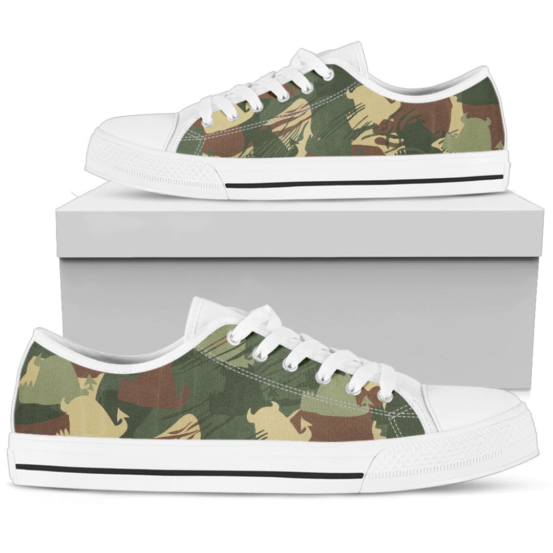 Women’s Low Top Rhodesian White Sole Sneakers | The Urban Clothing Shop™