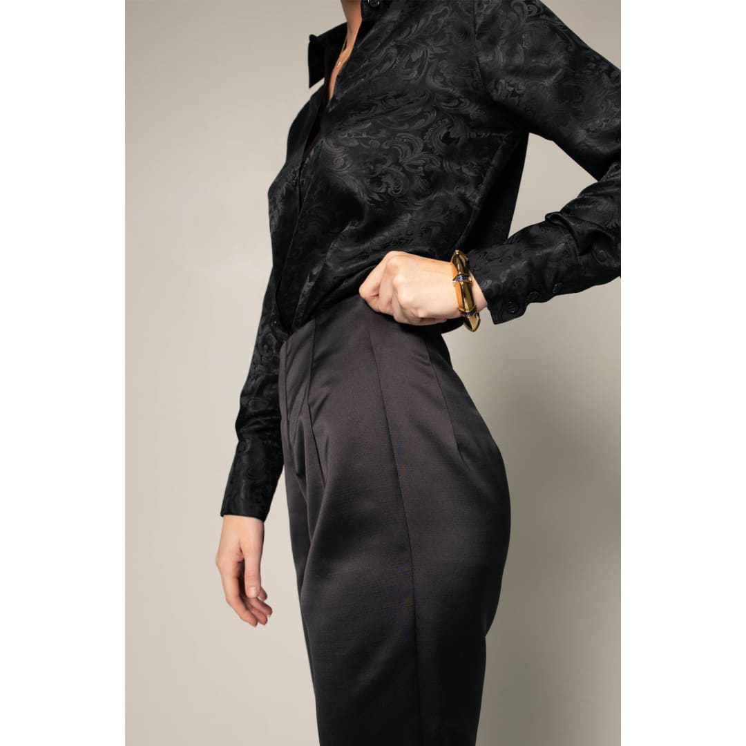 Women’s Trousers Pleated Pants | Le Réussi