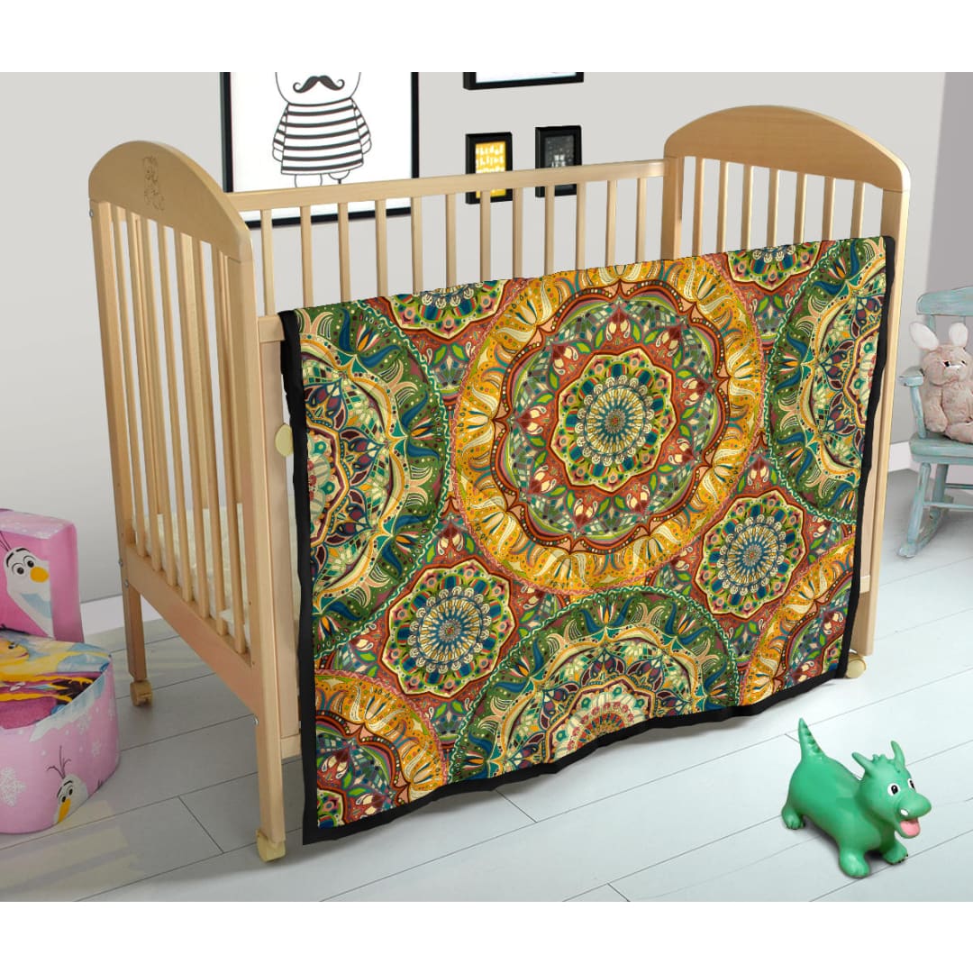 Yellow & Green Mandala Premium Quilt | The Urban Clothing Shop™