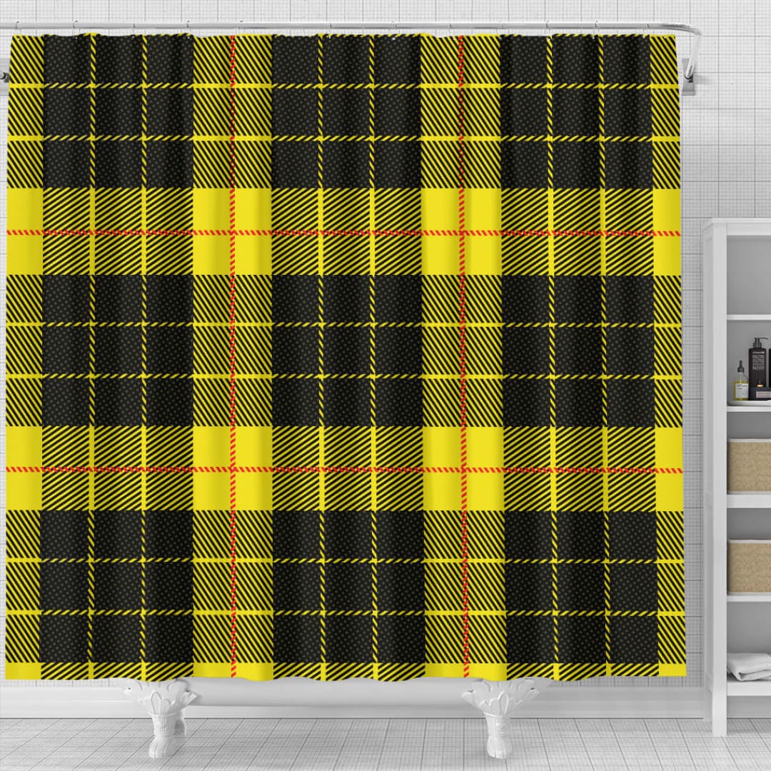Yellow Tartan Passion Shower Curtain | The Urban Clothing Shop™
