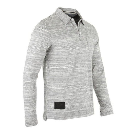 ZIMEGO Men’s Casual Long Sleeve Vintage Retro Color Dyed Pocket Polo Shirts | ZIMEGO MEN