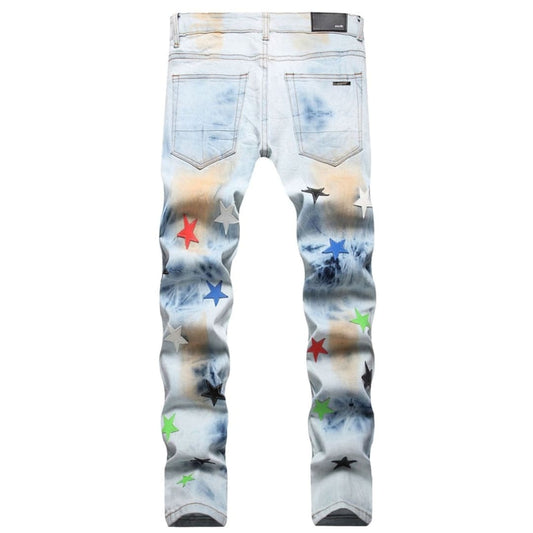 5 Point Star Patch Jeans | The Urban Clothing Shop™