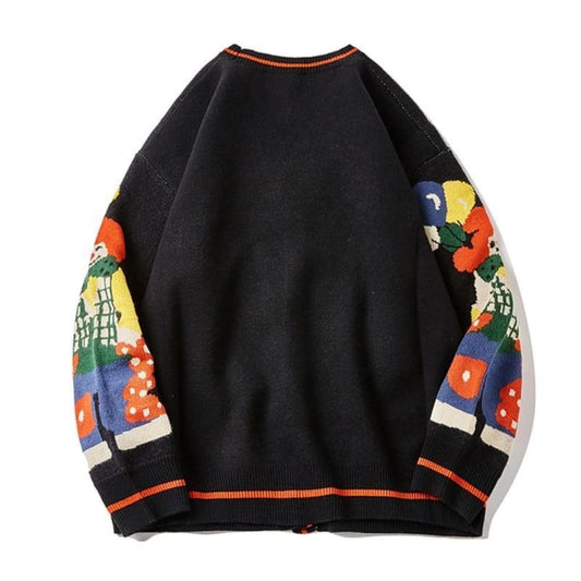 Jumper Clown Cardigan Sweater | The Urban Clothing Shop™