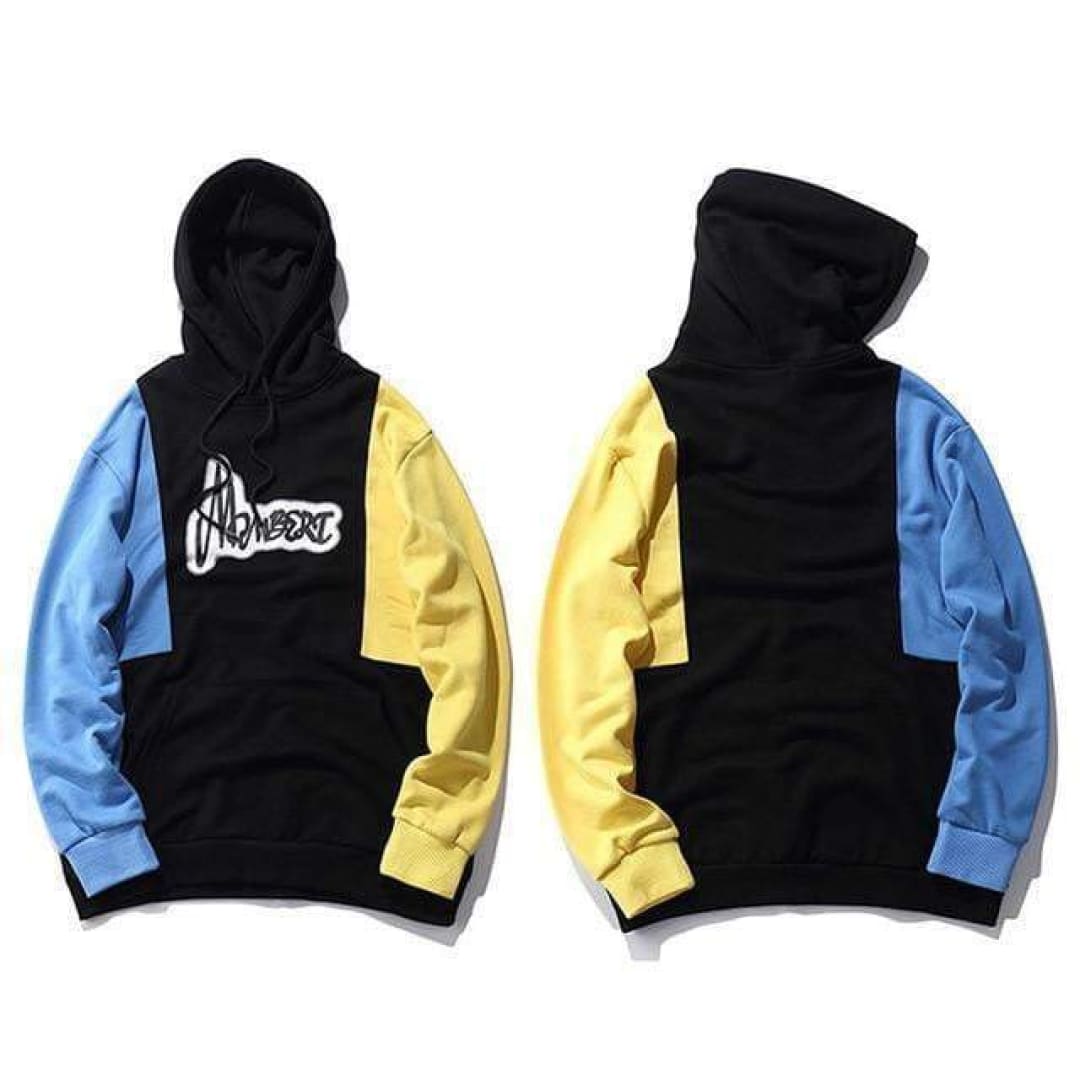 MOMBERT Color Block Hoodie | The Urban Clothing Shop™