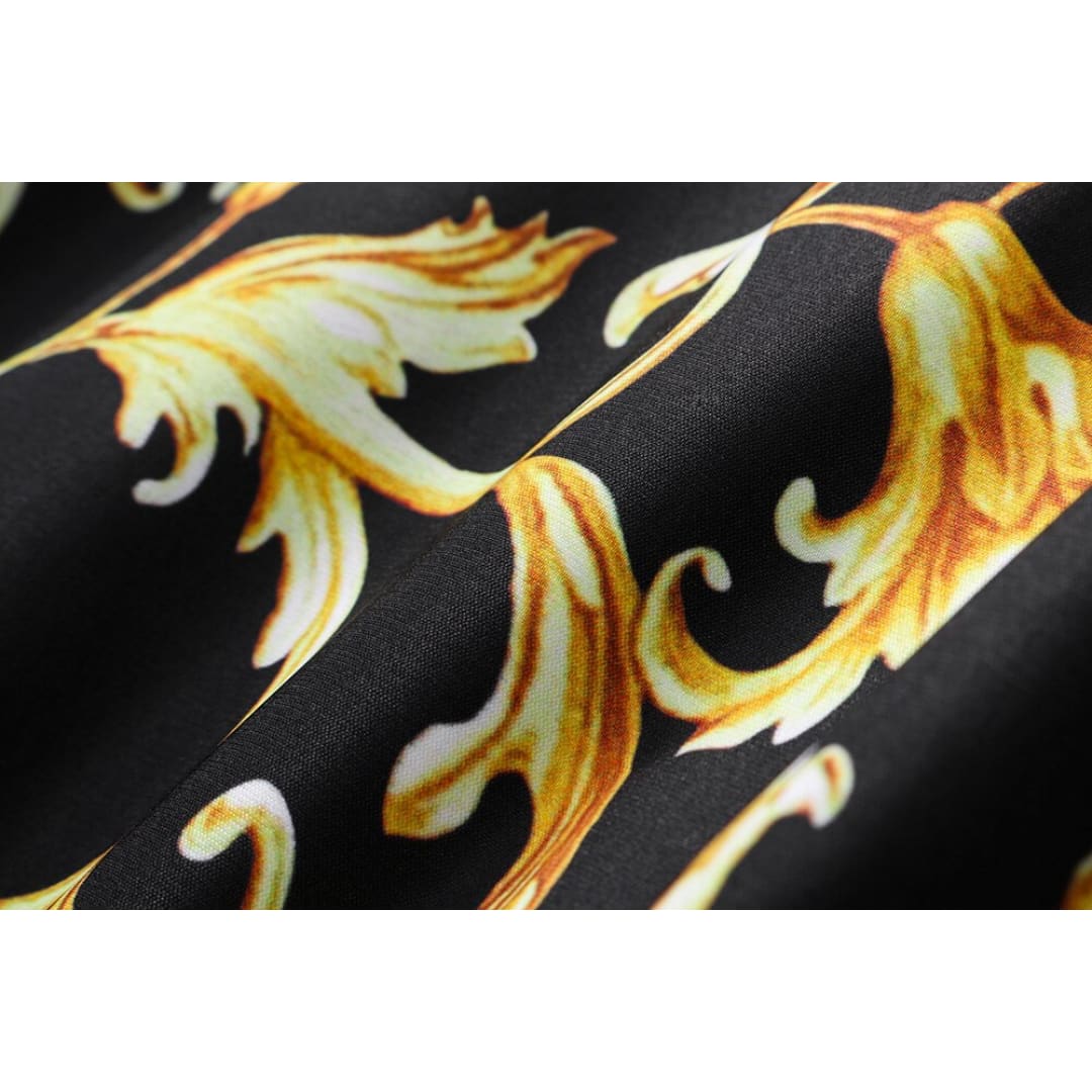 TUCS Gold Floral Casual Jacket | The Urban Clothing Shop™