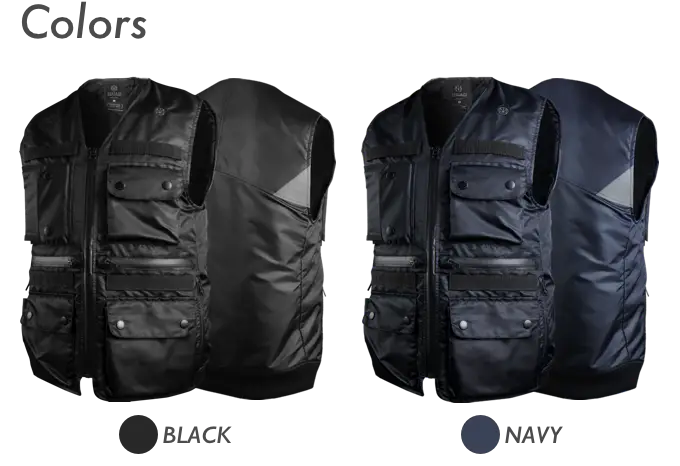 SUSTAIN Utility Heated Tactical Vest - Black / Navy