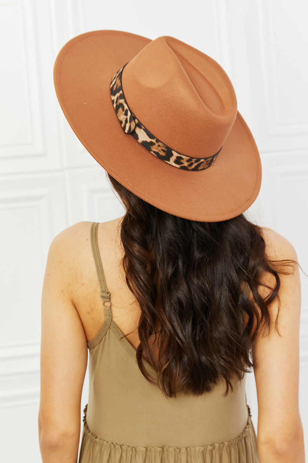 Fame In The Wild Leopard Detail Fedora Hat-1