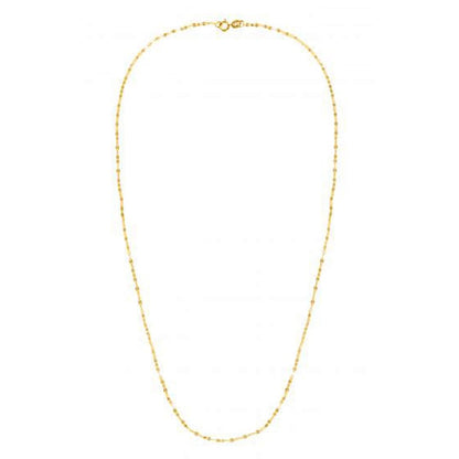 1.2mm 14k Yellow Gold Alternate Valentino Chain | Richard Cannon Jewelry